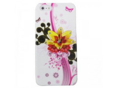 Coque FLOWER jaune pour iPhone 5