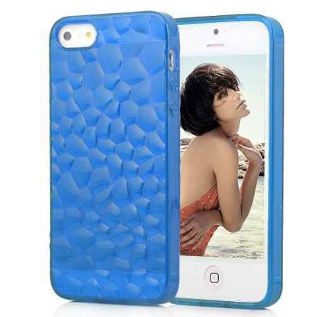 Coque CUBE bleue pour iPhone 5