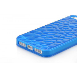 Coque CUBE bleue pour iPhone 5