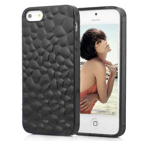 Coque CUBE noire pour iPhone 5