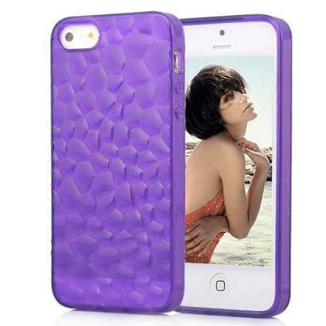 Coque CUBE mauve pour iPhone 5