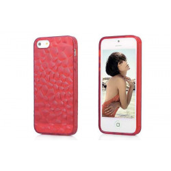 Coque CUBE rouge pour iPhone 5
