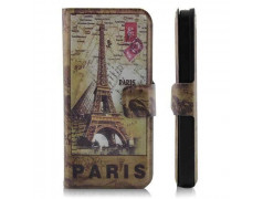 Etui cuir PARIS 2 portefeuille pour iPhone 5