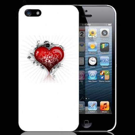 Coque COEUR pour iPhone 5