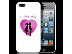 Coque I LOVE YOU pour iPhone 5