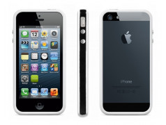 BUMPER LUXE blanc et noir pour iPhone 5