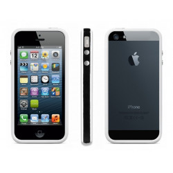 BUMPER LUXE blanc et noir pour iPhone 5