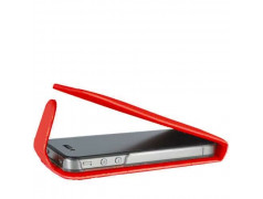 Etui cuir rouge pour Iphone 4