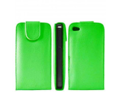 Etui cuir vert pour Iphone 5