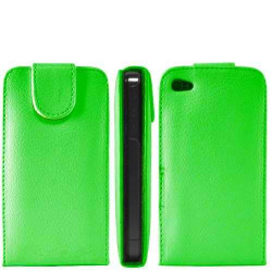 Etui cuir vert pour Iphone 5