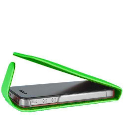 Etui cuir vert pour Iphone 5