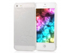 Coque HEART blanche pour iPhone 5
