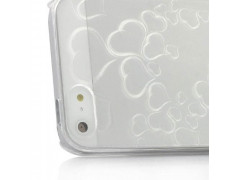 Coque HEART blanche pour iPhone 5