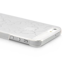 Coque HEART blanche pour iPhone 5