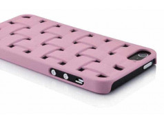 Coque TRESSE rose pour iPhone 5