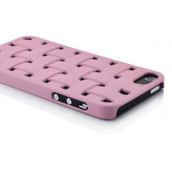 Coque TRESSE rose pour iPhone 5
