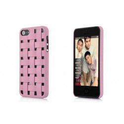 Coque TRESSE rose pour iPhone 5