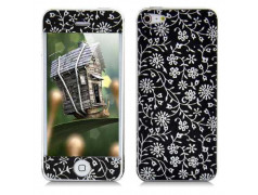 Stickers FLEURS NOIRES pour iPhone 5