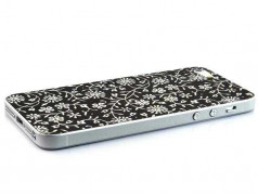 Stickers FLEURS NOIRES pour iPhone 5