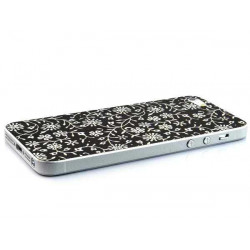 Stickers FLEURS NOIRES pour iPhone 5