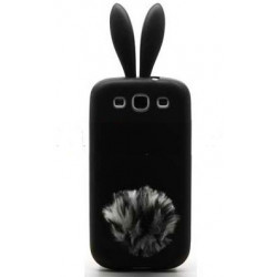 Coque RABBIT noire pour SAMSUNG GALAXY S3