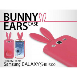 Coque RABBIT noire pour SAMSUNG GALAXY S3