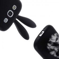 Coque RABBIT noire pour SAMSUNG GALAXY S3