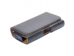 Etui cuir CEINTURE noir pour iPhone 5