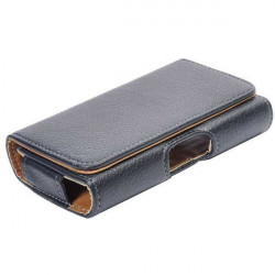 Etui cuir CEINTURE noir pour iPhone 5