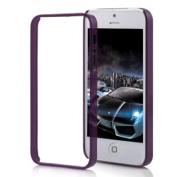 BUMPER CRYSTAL mauve pour iPhone 5