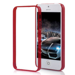 BUMPER CRYSTAL rouge pour iPhone 5