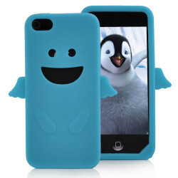 Coque ANGEL bleue pour iPhone 5