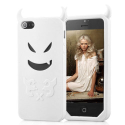 Coque DEVIL blanche pour iPhone 5