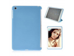 coque compatible SMART COVER bleue pour IPAD Mini