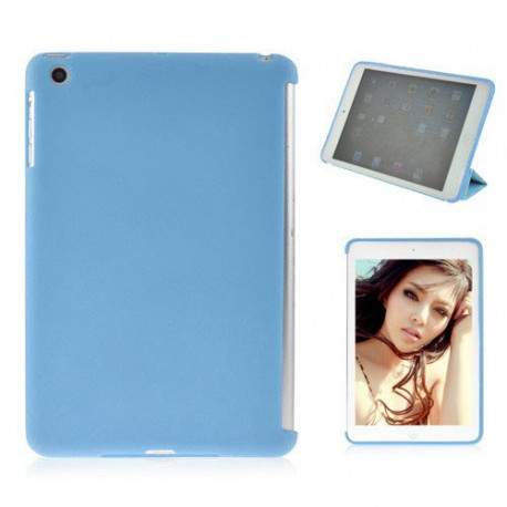 coque compatible SMART COVER bleue pour IPAD Mini