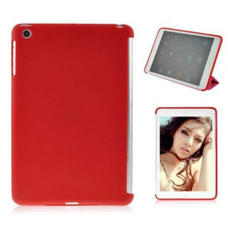 coque compatible SMART COVER rouge pour IPAD Mini