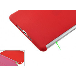 coque compatible SMART COVER rouge pour IPAD Mini