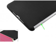 coque compatible SMART COVER noire pour IPAD Mini