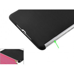 coque compatible SMART COVER noire pour IPAD Mini