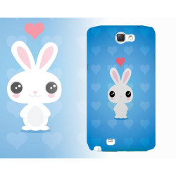 Coque LOVE RABBIT pour Samsung Galaxy NOTE 1