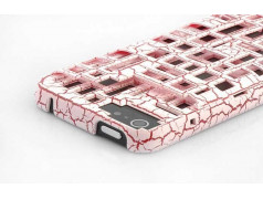Coque BRIQUES 3D rose pour iPhone 5
