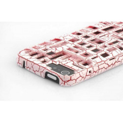 Coque BRIQUES 3D rose pour iPhone 5