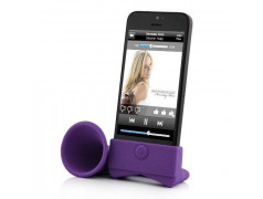 Support amplificateur mauve pour Iphone 4 et 5