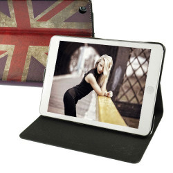 Etui cuir UK pour IPAD mini