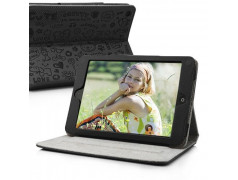 Etui cuir CUTE noire pour IPAD mini