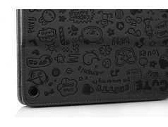 Etui cuir CUTE noire pour IPAD mini