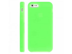 Coque silicone verte pour iPhone 5