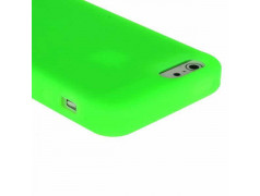 Coque silicone verte pour iPhone 5