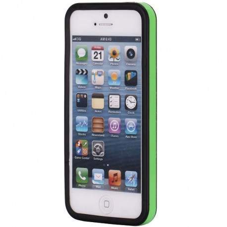 BUMPER LUXE vert et noir pour iPhone 5