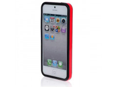 BUMPER LUXE rouge et noire pour iPhone 5